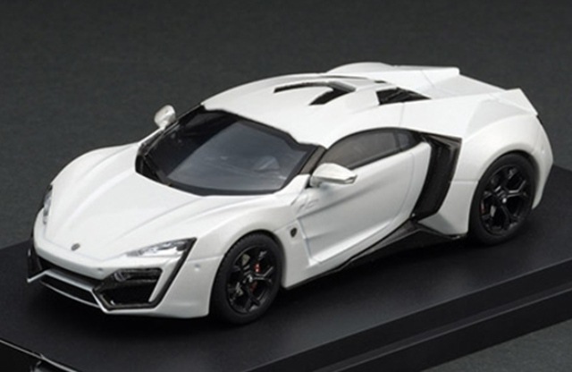 ��� KF000303 KENGFai 1/43  Lykan Hypersport Royal Pearl White 