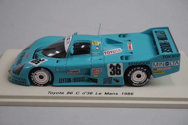 1/43 スパーク S2352 トヨタ 86C ルマン 1986 #36 レイトンハウス