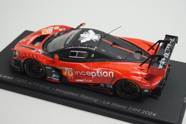 1/43 ���ѡ��� S9152 �ޥ��顼��� 720S GT3 Evo ���󥻥ץ����졼���� ��ޥ� 24H 2024 #70
