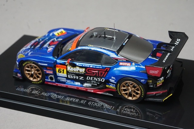1/43 エブロ 45803 スバル BRZ R&D スポーツ スーパーGT300 2021 #61