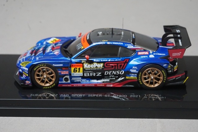 1/43 エブロ 45803 スバル BRZ R&D スポーツ スーパーGT300 2021 #61