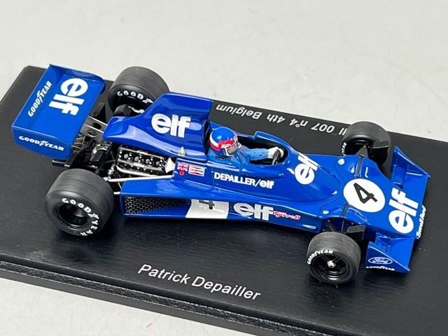 1/43 スパーク S1646 ティレル 007 ベルギーGP 4th 1975 #4 P