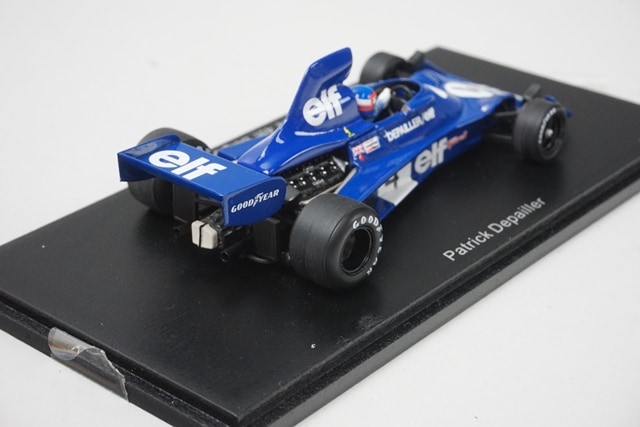 1/43 スパーク S1646 ティレル 007 ベルギーGP 4位 P.ドゥパイエ 1975