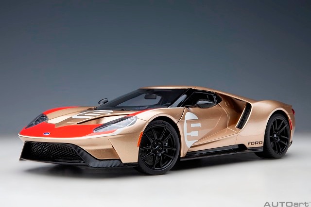 AUTOart 1/18 フォード GT ヘリテージ エディション ホルマン AUTOart 1/18 フォード GT ホルマン・ムーディ ヘリテージ