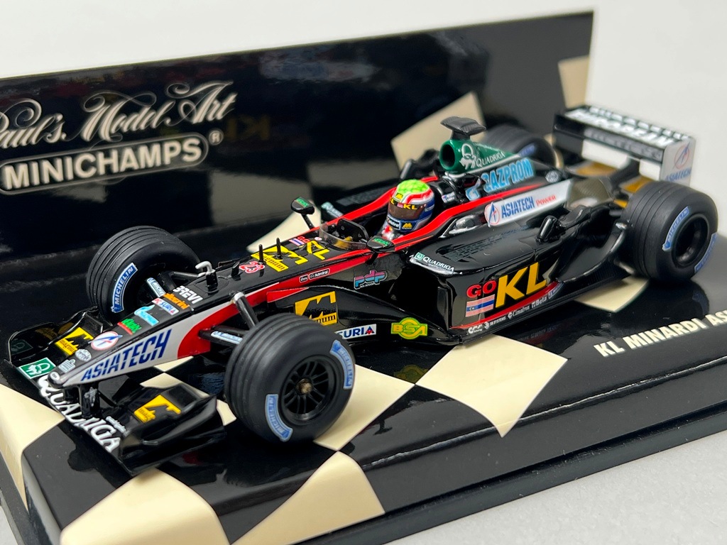 1/43 ミニチャンプス 400020023 KL ミナルディ アジアテック PS02 2002