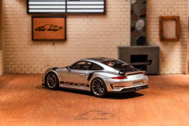 ポルシェ GT3 RS ミニカー アクアブルー 1/64 ポルシェ 911 (991) GT3 RS (スカイブルー) (ミニカー) - ホビー