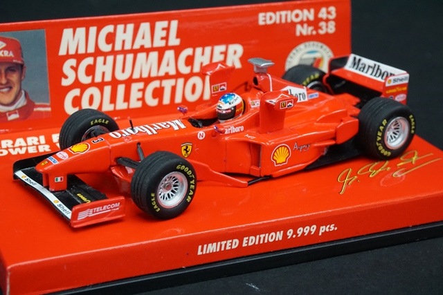 1/43 ミニチャンプス 510984333 フェラーリ F300 タワーウィング