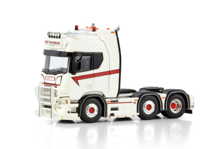 新品 01-4512 WSI 1/50 SCANIA Van Merode Transport SCANIA R