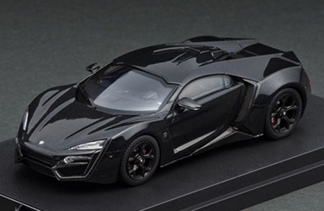 ��� KF000304 KENGFai 1/43  Lykan Hypersport Royal Glossy Black 
