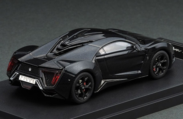 ��� KF000304 KENGFai 1/43  Lykan Hypersport Royal Glossy Black 