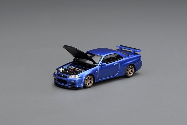 新品 M63450 モーターヘリックス 1/64 Nissan SKYLINE GT-R (R34) V