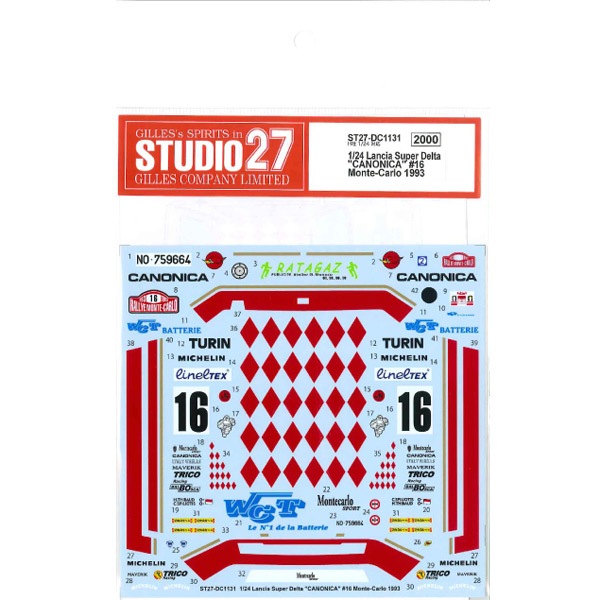 ���DC1131 ��������27 1/24 �����������ѡ��ǥ륿"CANONICA" #16 Monte-Carlo