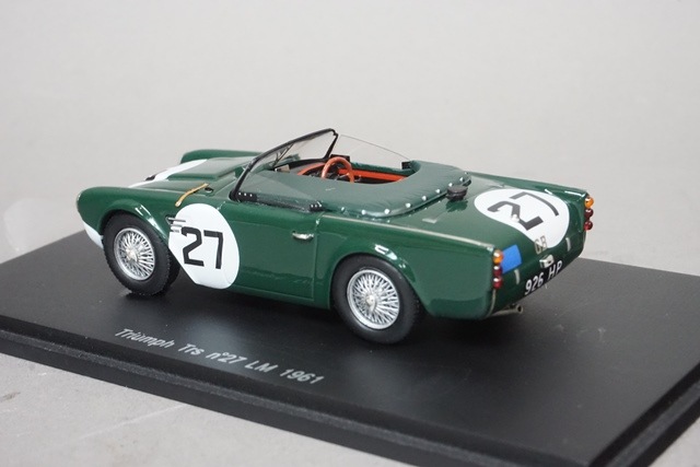 Diecast model cars Triumph TR4 1/43 Spark S No.26 Le Mans 1961 Diecast model cars Triumph TR4 1/43 Spark S No.26 Le Mans 1961