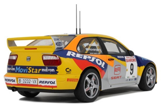 新品 OTM483 OTTO 1/18 セアト コルドバ エヴォ2 WRC サンレモラリー