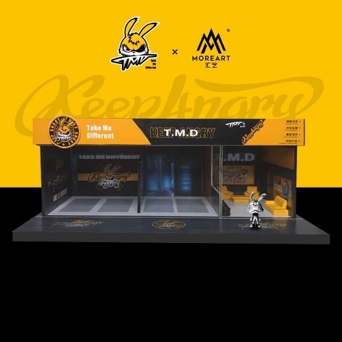 予約 ModerArt 1/64 Keep Angry ショールーム ジオラマ 