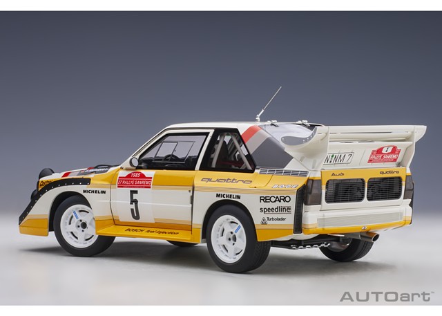 新品 88503 オートアート 1/18 アウディ スポーツクワトロ S1 WRC 1985