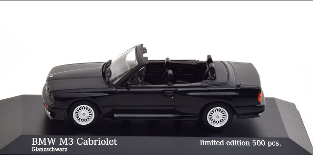 ミニチャンプス1/43  m3 歴代4台セット: E30E36E46E92 新品 943 020334 ミニチャンプス 1/43 BMW M3 E30 Cabriolet 1980