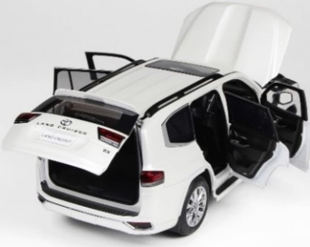 ランドクルーザー300ミニカートヨタ博物館 予約 LCD18013ZXWH LCD 1/18 トヨタ ランドクルーザー300 ZX
