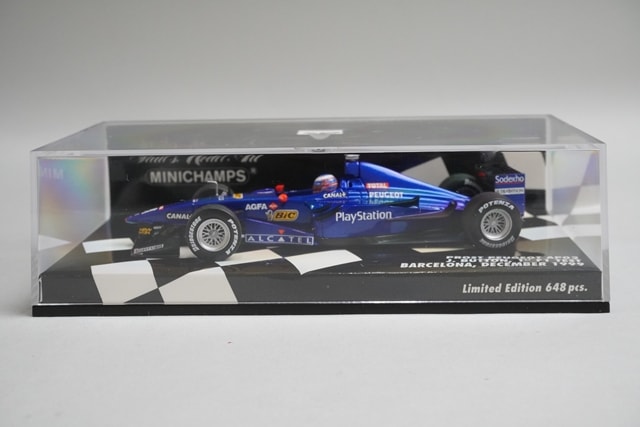 ブースタープロミニ 1/43 ミニチャンプス 400990119 プロスト プジョー AP02 F1 初