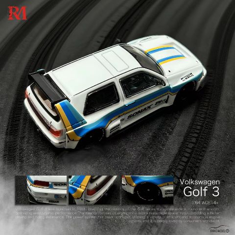 Rhino Models 1/64 VW ゴルフ MK3 NASA 予約 Rhino Model RM 1/64 ゴルフ Volkswagen Golf Mk3 コンセプト