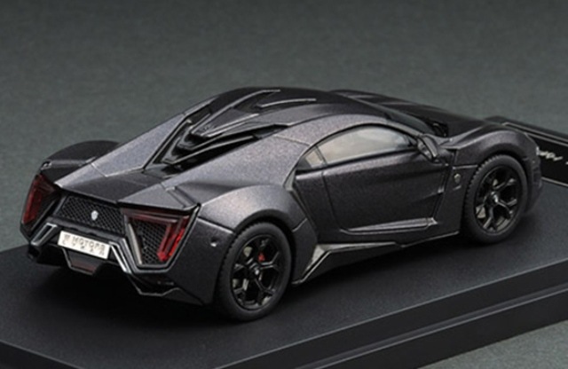 ��� KF000305 KENGFai 1/43  Lykan Hypersport Royal Matt Black 