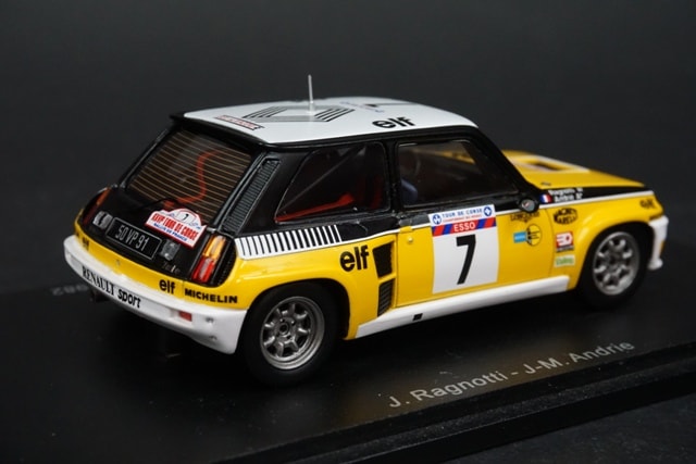 1/43 スパーク S3862 Renault 5 Turbo #7 優勝 Tour de Corse