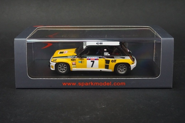 1/43 スパーク S3862 Renault 5 Turbo #7 優勝 Tour de Corse 1982 J
