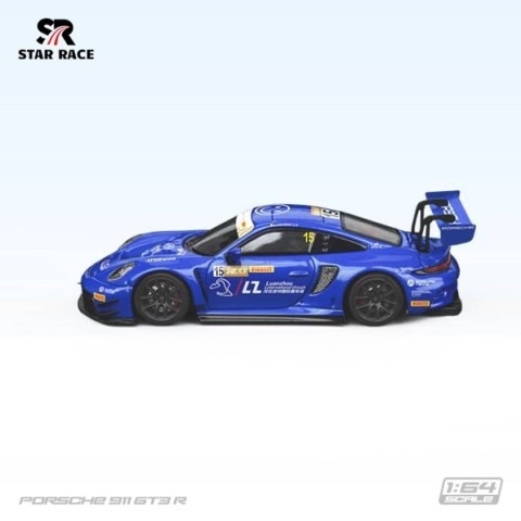 ���� SR64026 STAR RACE SR 1/64 �ݥ륷�� Porsche 911 GT3 Racing Blue #15