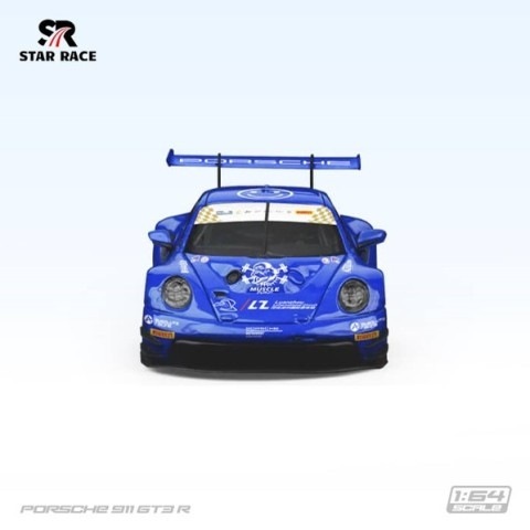 ���� SR64026 STAR RACE SR 1/64 �ݥ륷�� Porsche 911 GT3 Racing Blue #15