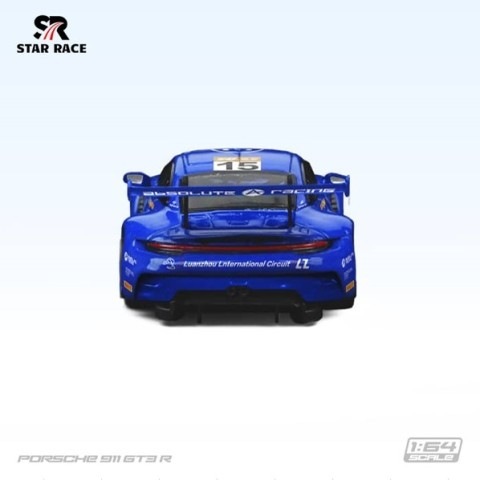 ���� SR64026 STAR RACE SR 1/64 �ݥ륷�� Porsche 911 GT3 Racing Blue #15