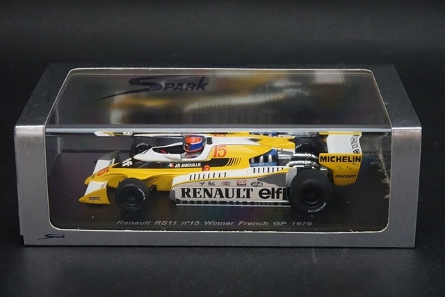 1/43 スパーク S1704 ルノー RS11 フランスGP優勝 1979#15 J.P.