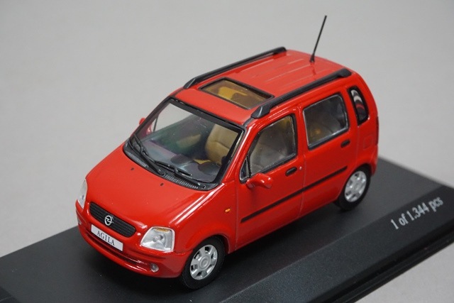 ガボラ 赤・オレンジ マックストイ 未開封品 1/43 ミニチャンプス 430049001 オペル アギーラ マグマレッド