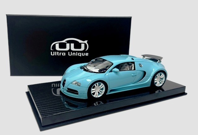 予約 Ultra Unique 1/18 ブガッティ ヴェイロン Bugatti Veyron Blue 