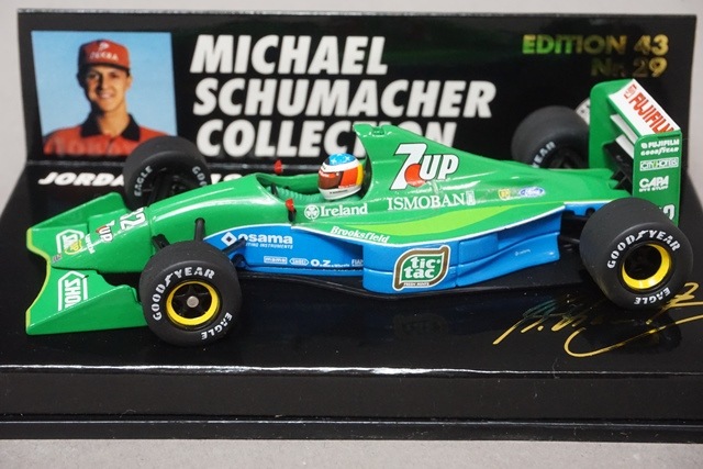 1/43 ミニチャンプス 510914332 ジョーダン F1 1991 M.シューマッハ