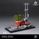 ���� MO901328 MoreArt 1/64  CITY RED WALL CORNER SCENE MODEL ���� ������� 