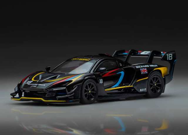 新品 CM-Model 1/64 マクラーレン McLaren Senna GTR Black #18 James