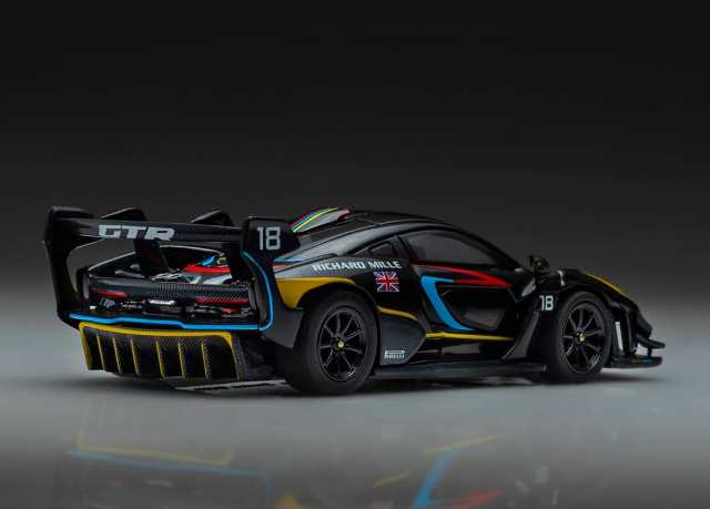 新品 CM-Model 1/64 マクラーレン McLaren Senna GTR Black #18 James