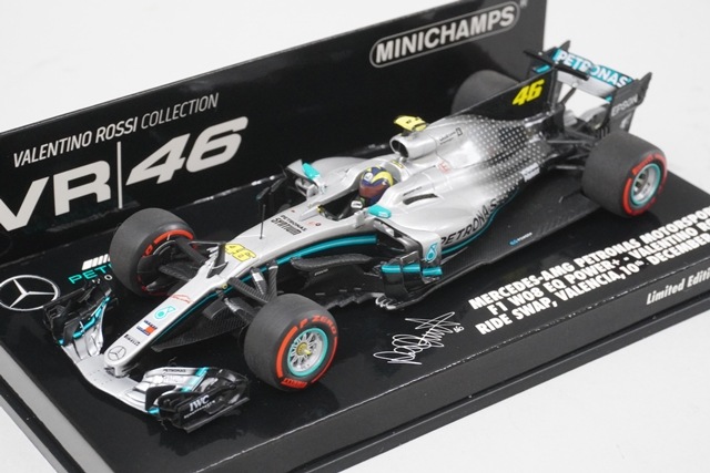 1/43 �ߥ˥����ץ� 410191746 ��륻�ǥ�AMG �ڥȥ��ʥ� �⡼�������ݡ��� F1 W08 EQ�ѥ+ �Х�󥷥� RIDE SWAP 2019 #46 V.���å�