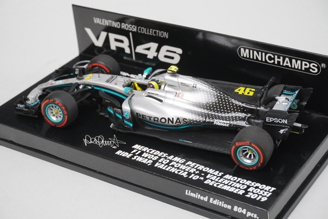 1/43 �ߥ˥����ץ� 410191746 ��륻�ǥ�AMG �ڥȥ��ʥ� �⡼�������ݡ��� F1 W08 EQ�ѥ+ �Х�󥷥� RIDE SWAP 2019 #46 V.���å�