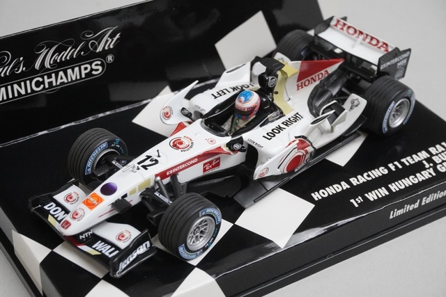ミニチャンプス F1 ホンダレーシングRA106 J.バトン '06年 日本GP ミニチャンプス F1 ホンダレーシングRA106 J.バトン '06年 日本