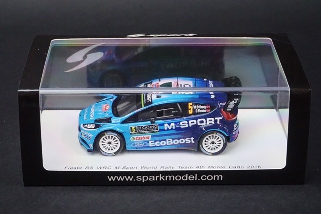 1/43 スパーク S4962 フィエスタ RS WRC 4位 モンテカルロ M
