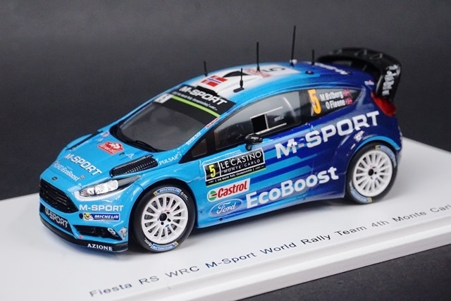 1/43 スパーク S4962 フィエスタ RS WRC 4位 モンテカルロ M