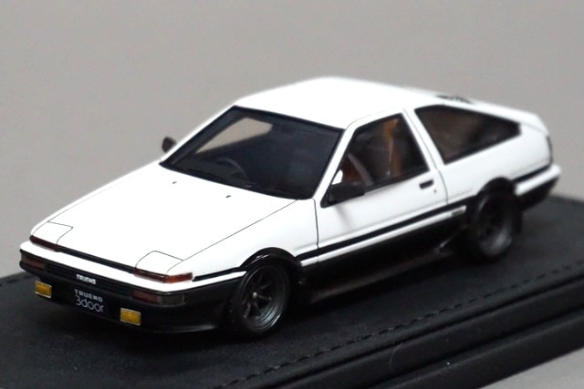 1/43 ˥åǥ IG0484 ȥ西 ץ󥿡 ȥ (AE86) 3ɥ GT Apex ۥ磻/֥å