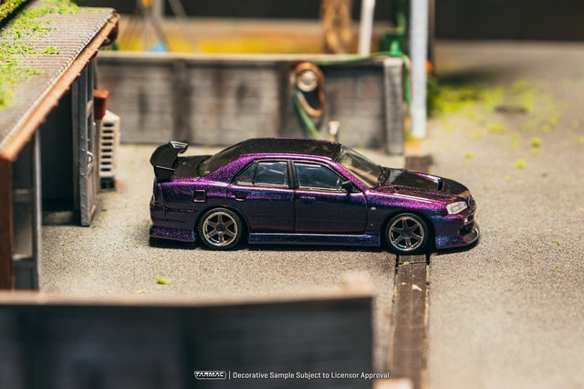 予約 T64G-088-MP Tarmac Works 1/64 URAS Skyline ER34 Midnight
