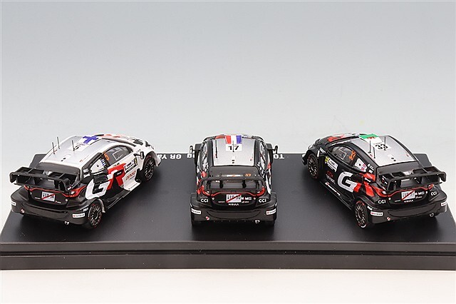 ���� JPSP26004SET3 ������ 1/64 �ȥ西 TOYOTA GR Yaris Rally 1 #17 #33 #5 WRC Rally Japan 2025 1-2-3 FINISH 