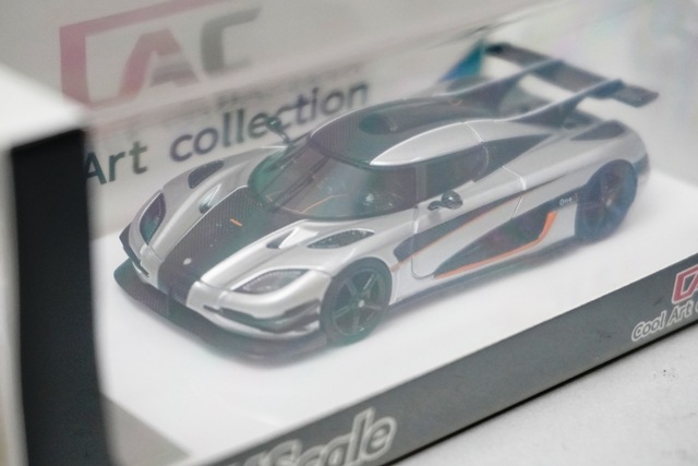����  Cool Art Collection CAC 1/64 �����˥����� koenigsegg ONE 1 Silver