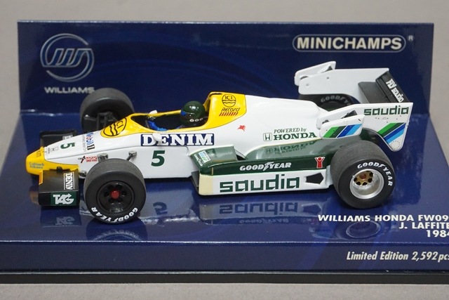 1/43 ミニチャンプス 400840005 ウィリアムズ ホンダ FW09 1984 #5 J