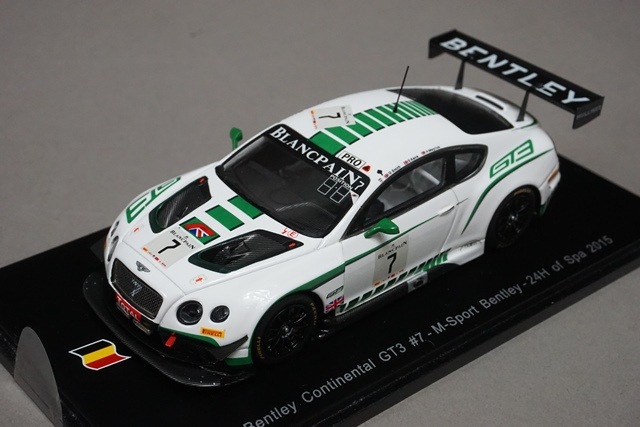 1/43 スパーク SB109 ベントレー コンチネンタル GT3 M-スポーツ 24H