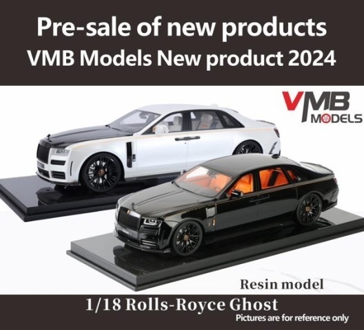 新品 VMBRR20241801 VMB 1/18 ロールス ロイス ゴースト Rolls-Royce