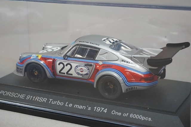 1/43 エブロ 43536 ポルシェ 911 RSR ターボ ルマン 1974 #22 シルバー
